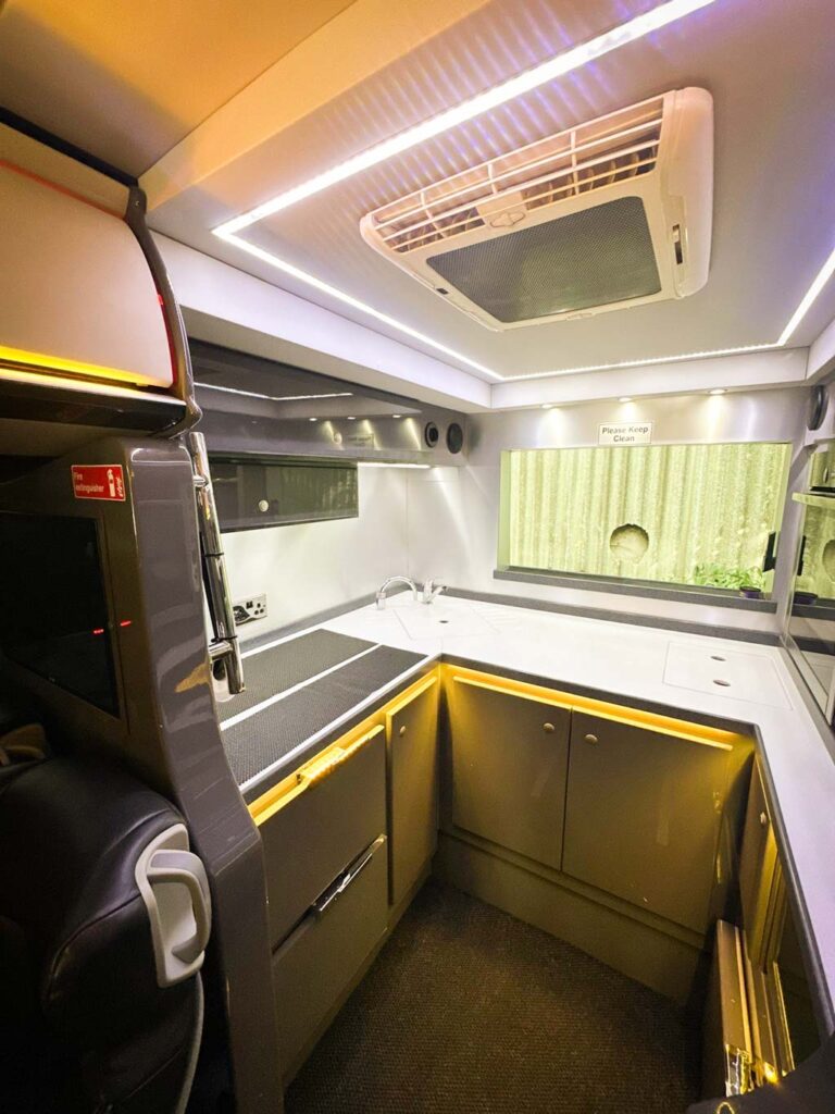 VIP Team Coach on-board-kitchen