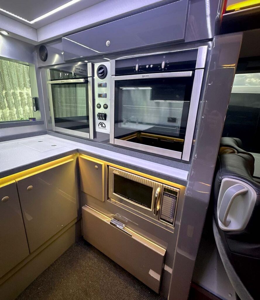 VIP Team Coach on-board-kitchen